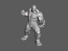 3D model of the hulk